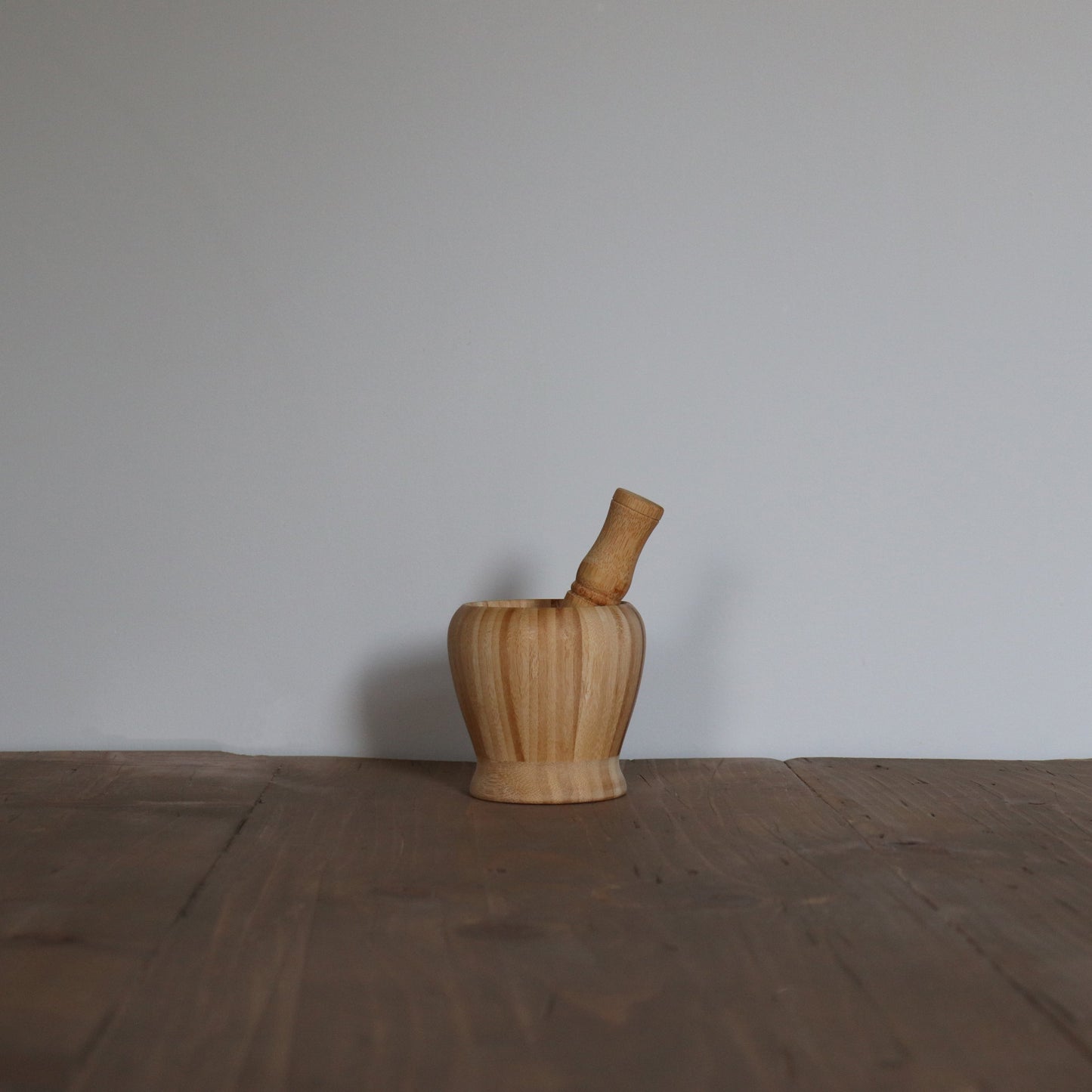 Wooden Mortar & Pestle