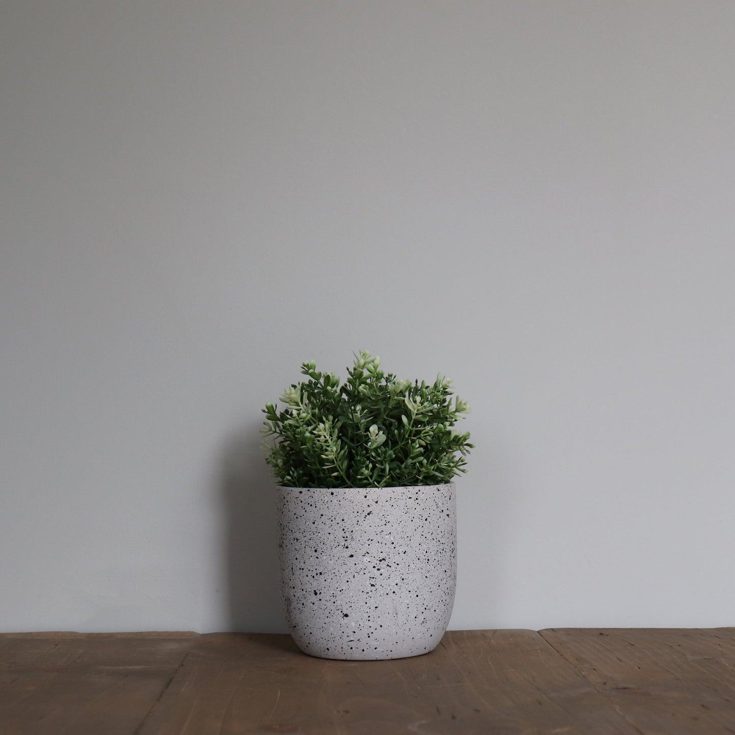 Speckled Pot Faux Greenery