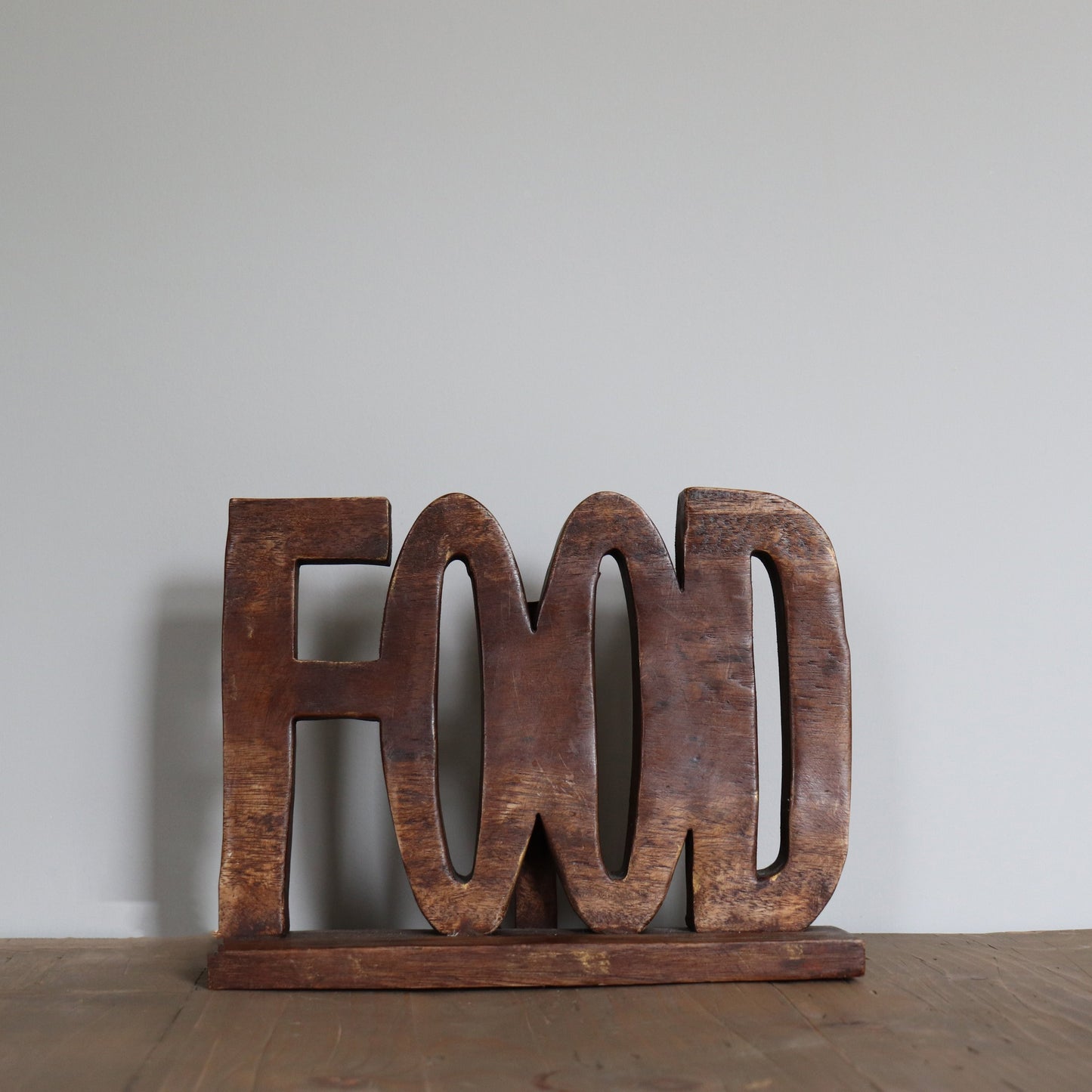 Wooden Food Sign