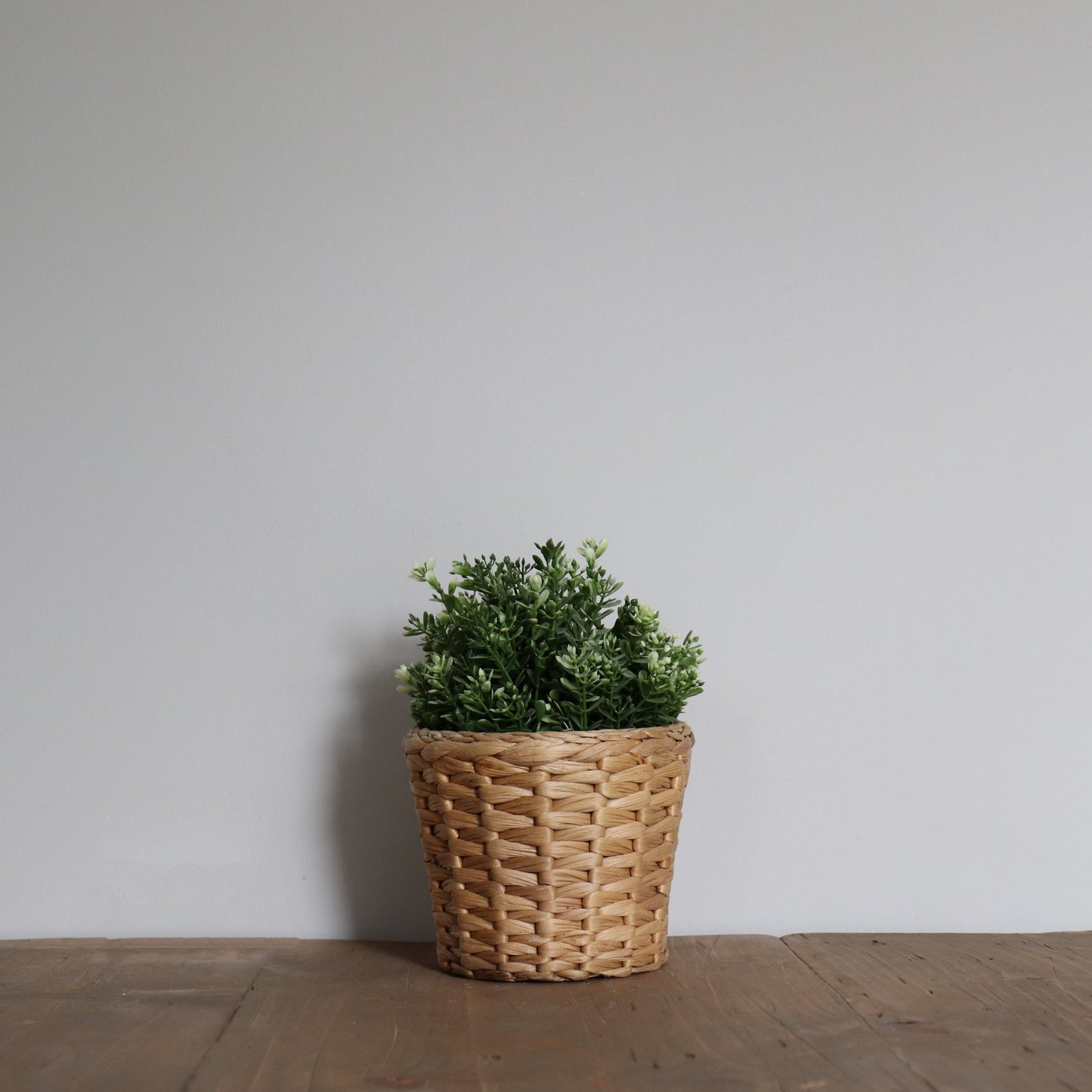 Wicker Pot Faux Greenery