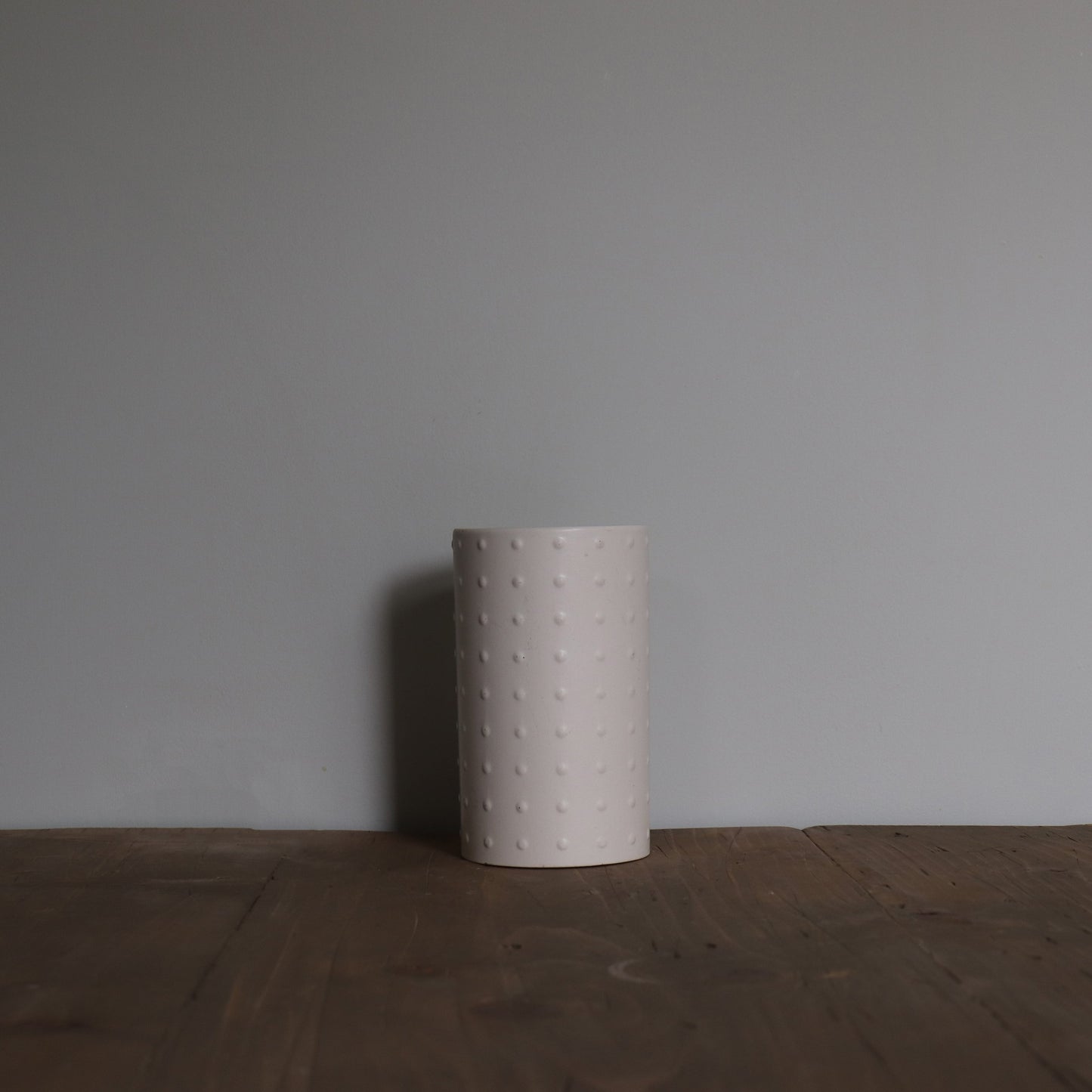 White Dotted Vase