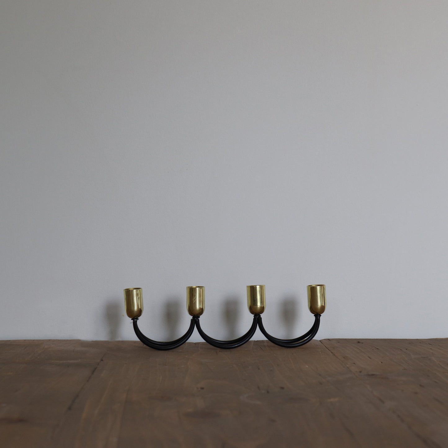 Black & Gold Candle Holder