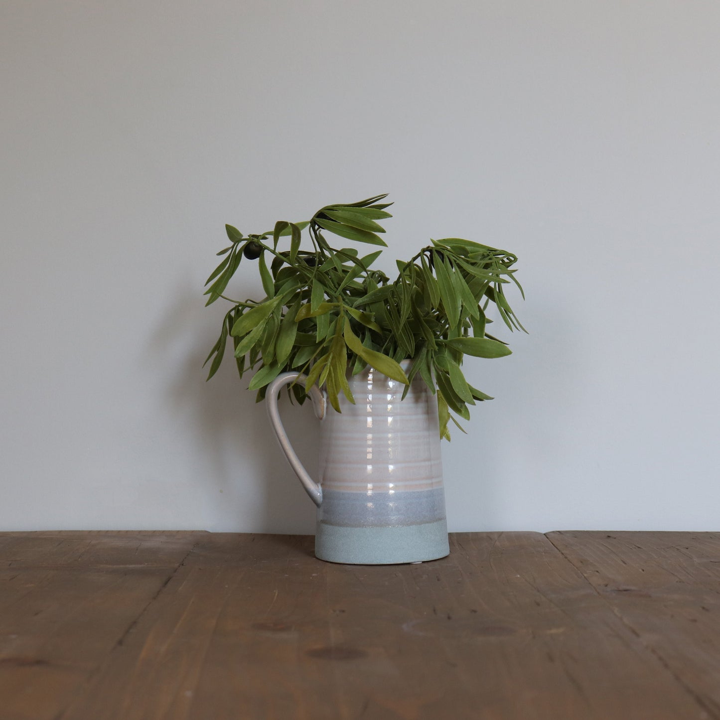 Multicoloured Pitcher Faux Greenery