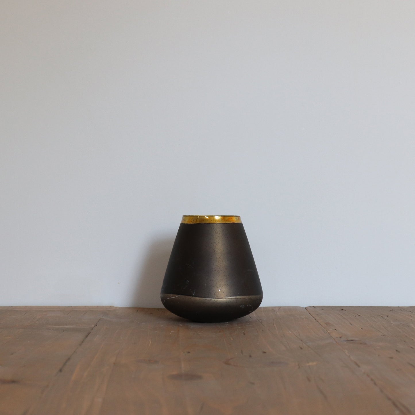 Small Rustic Metal Vase
