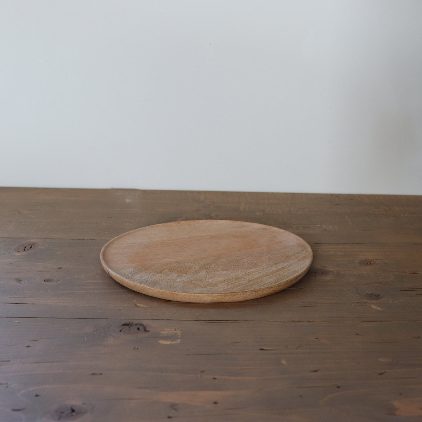 Round Wooden Tray