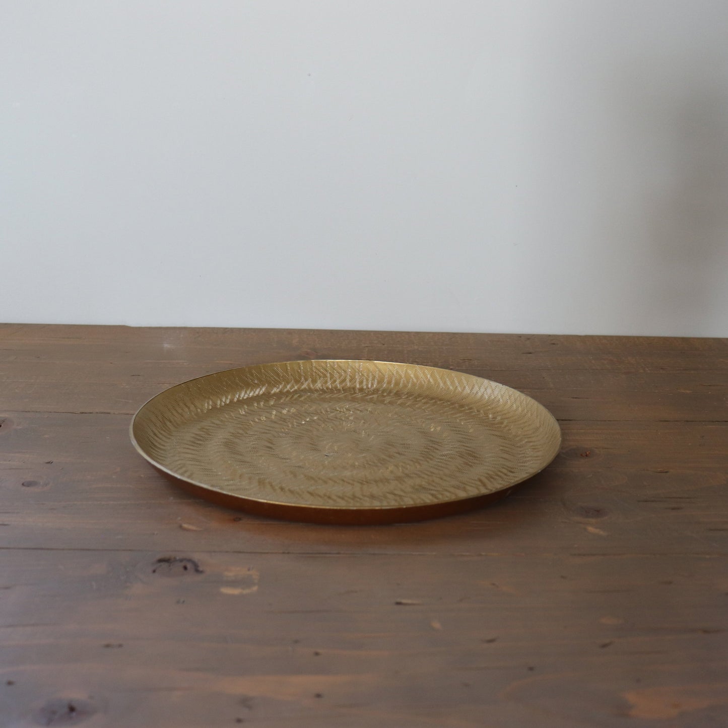 Small Round Gold Tray