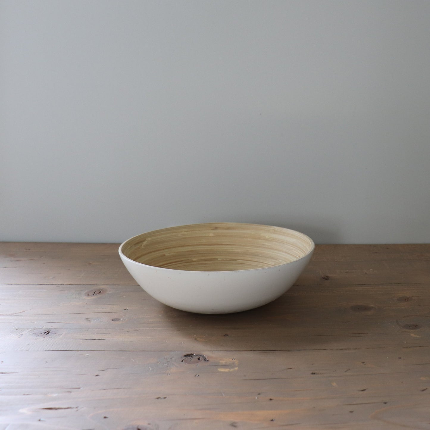 White & Wood Bowl