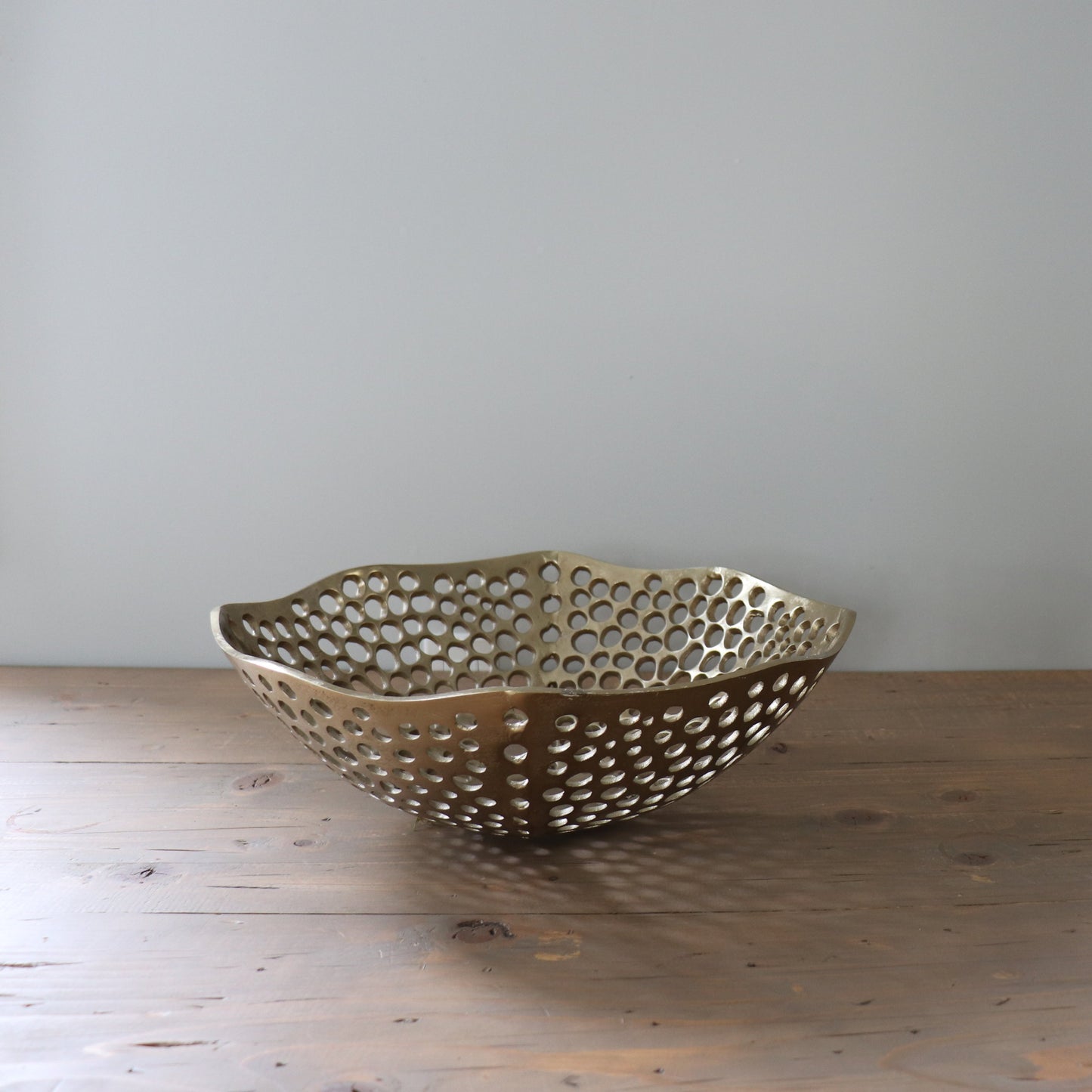 Openwork Metal Bowl
