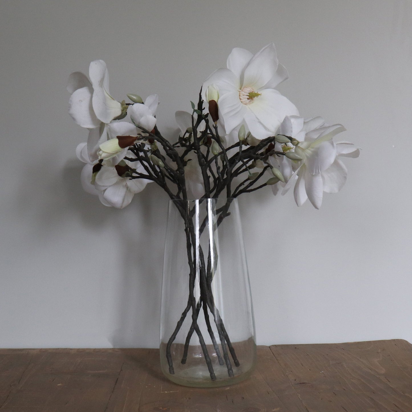 Glass Vase w/ Florals