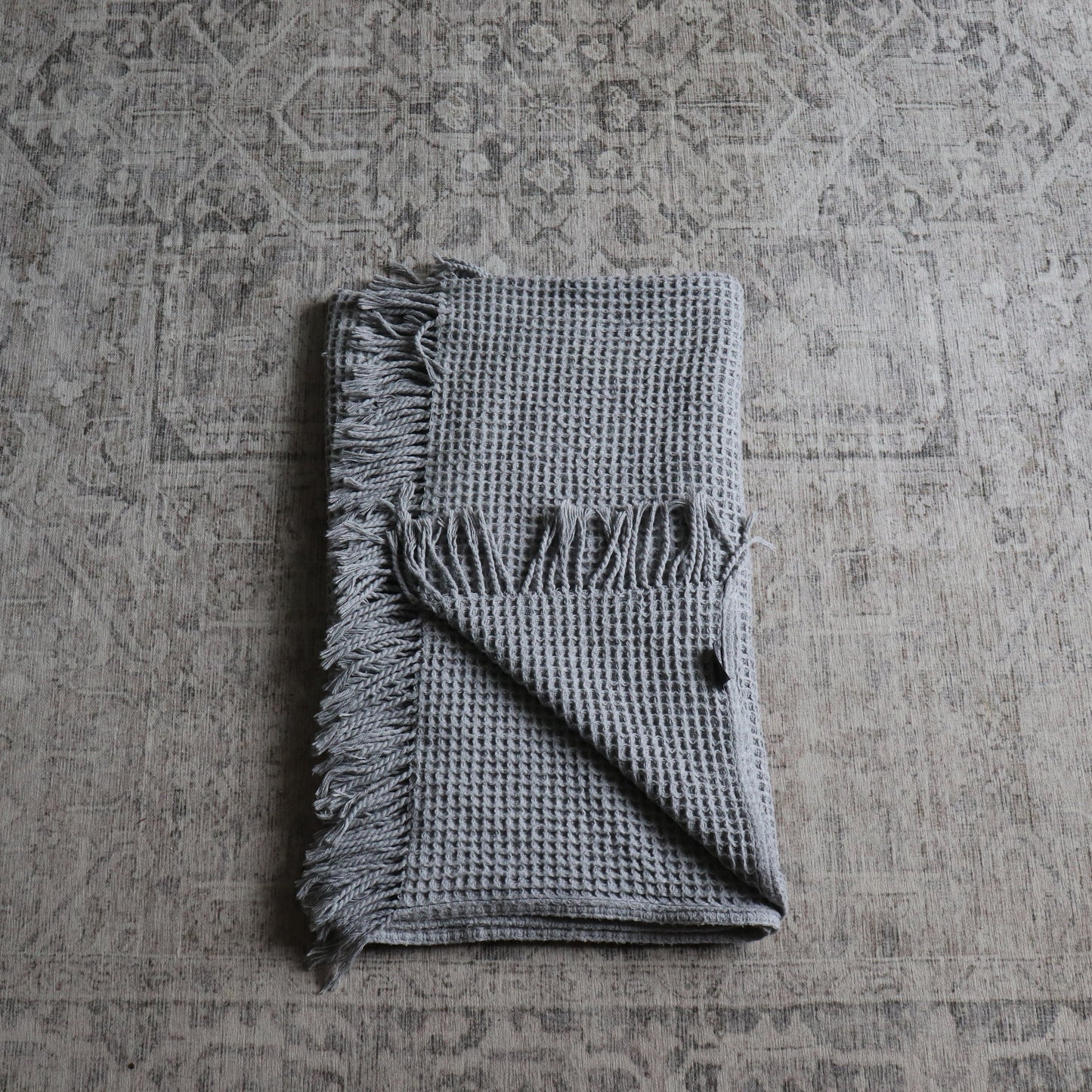TB004-Light Grey Waffle Knit