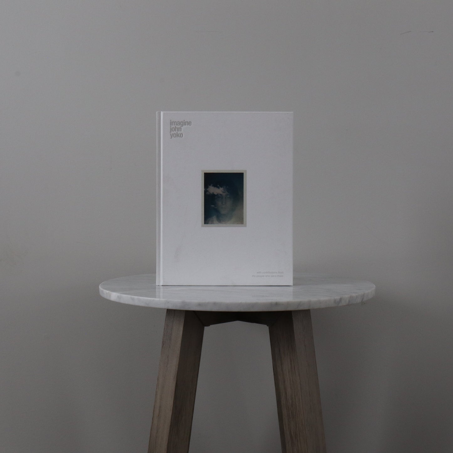 Large White Book w/ Photo
